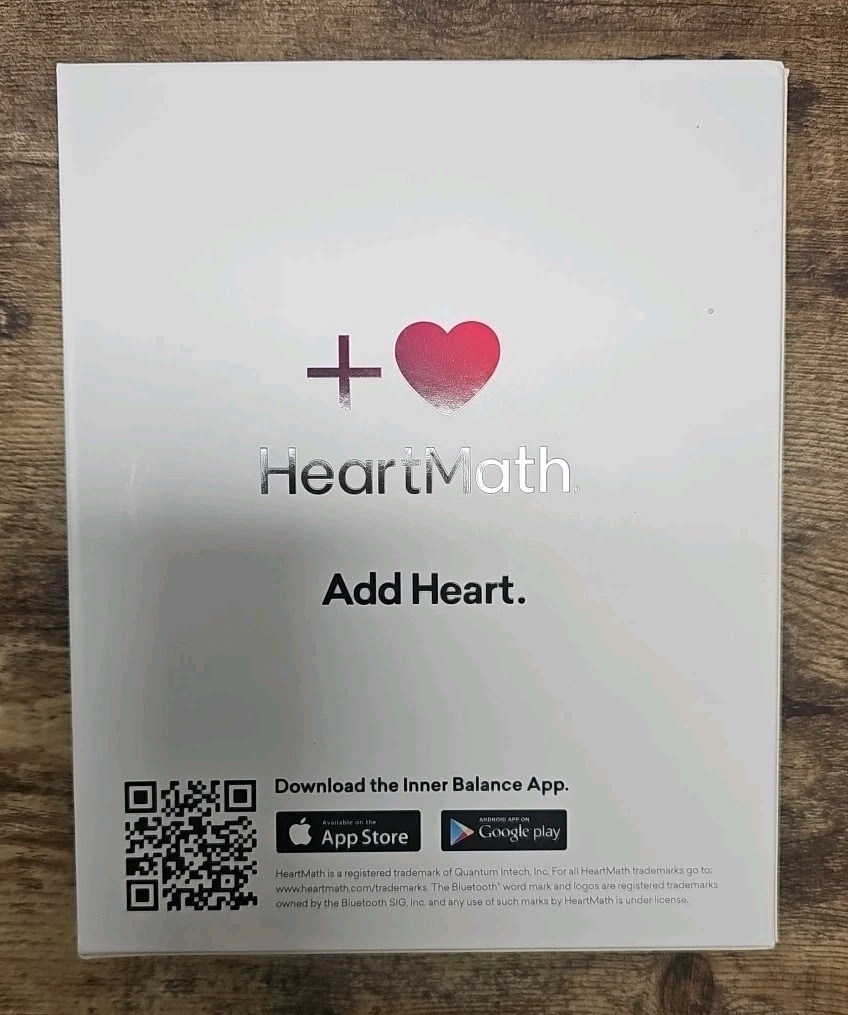 HeartMath Inner Balance Bluetooth Personal Stress Reliever Unused No Shrink