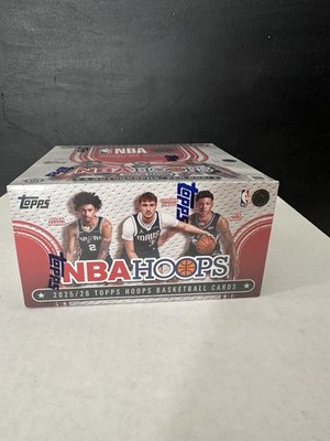 2025-26 Topps NBA Hoops Basketball Hobby Jumbo Box Factory Sealed