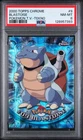 2000 Topps Chrome Pokemon Blastoise Tekno PSA 8 Low Pop Rare #9 Series 1