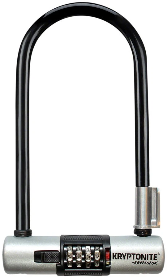 Kryptonite KryptoLok U-Lock Bundle 4x9" Combination Security Lock with Bracket - Image 2 of 2