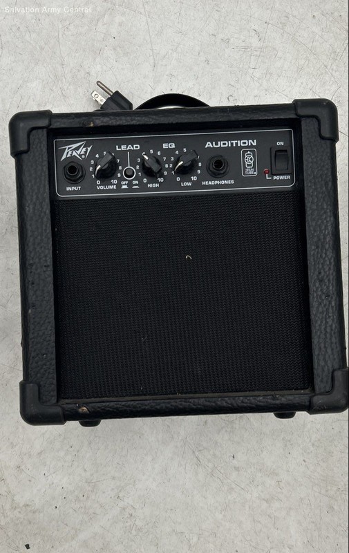 Peavey Audition Black Trans-Tube Practice Combo Guitar Amplifier With Handle