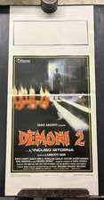 Demoni 2 locandina originale cinema Dario Argento Lamberto Bava Nancy Brilli