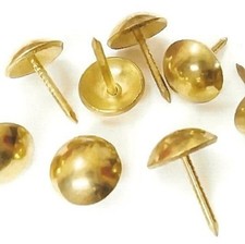 decotacks Upholstery Nails/Tacks 7/16" - 100 Pcs Brass Finish DX0111