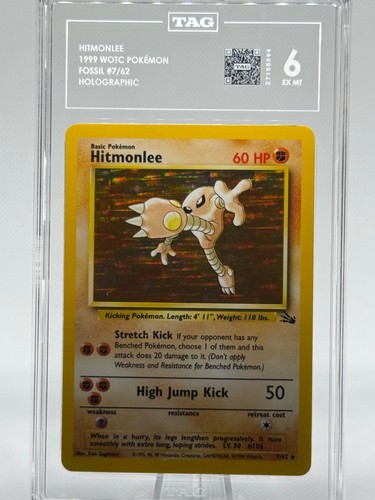 Hitmonlee (Unlimited) graded TAG 6 for sale on eBay