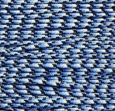 Mero 550 Paracord 100 ft 550 lb Blue Snake Camo Nylon 7 Strand