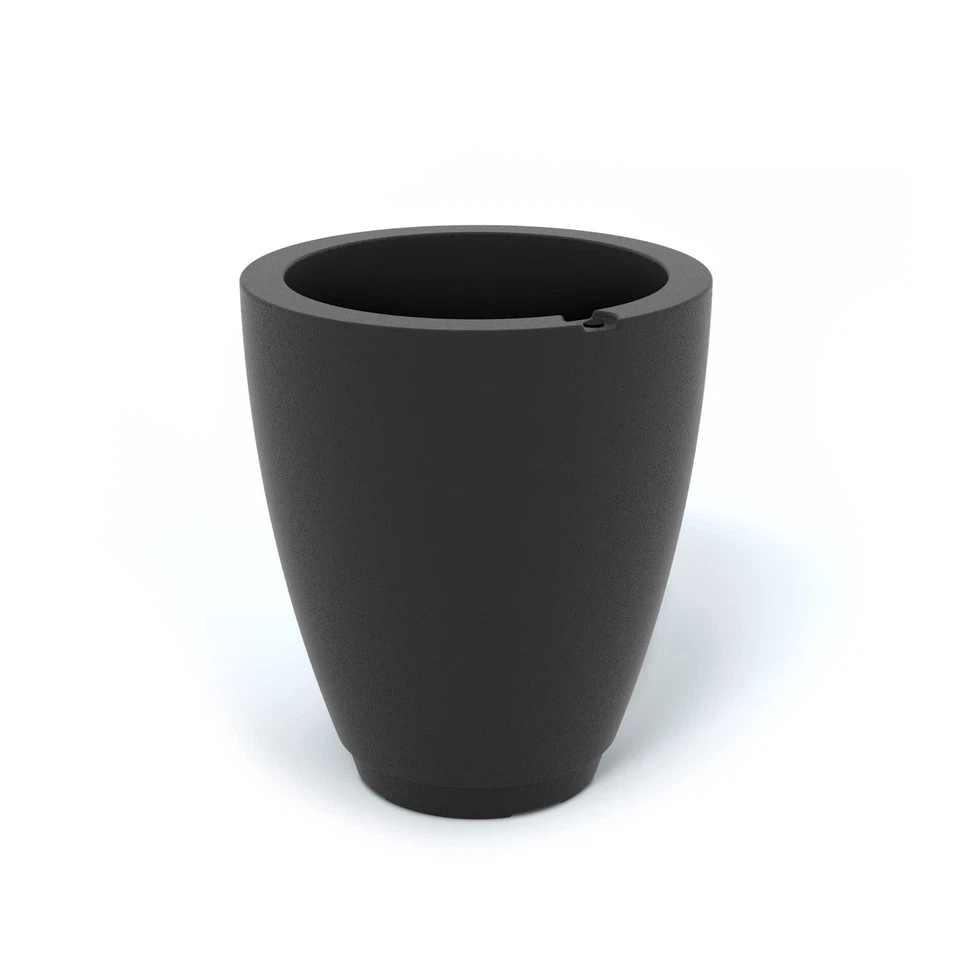 Caprio 18in Tall Planter - Black - 16in L x 16in W x 18in H - Built-in Water ... - Image 2 of 4