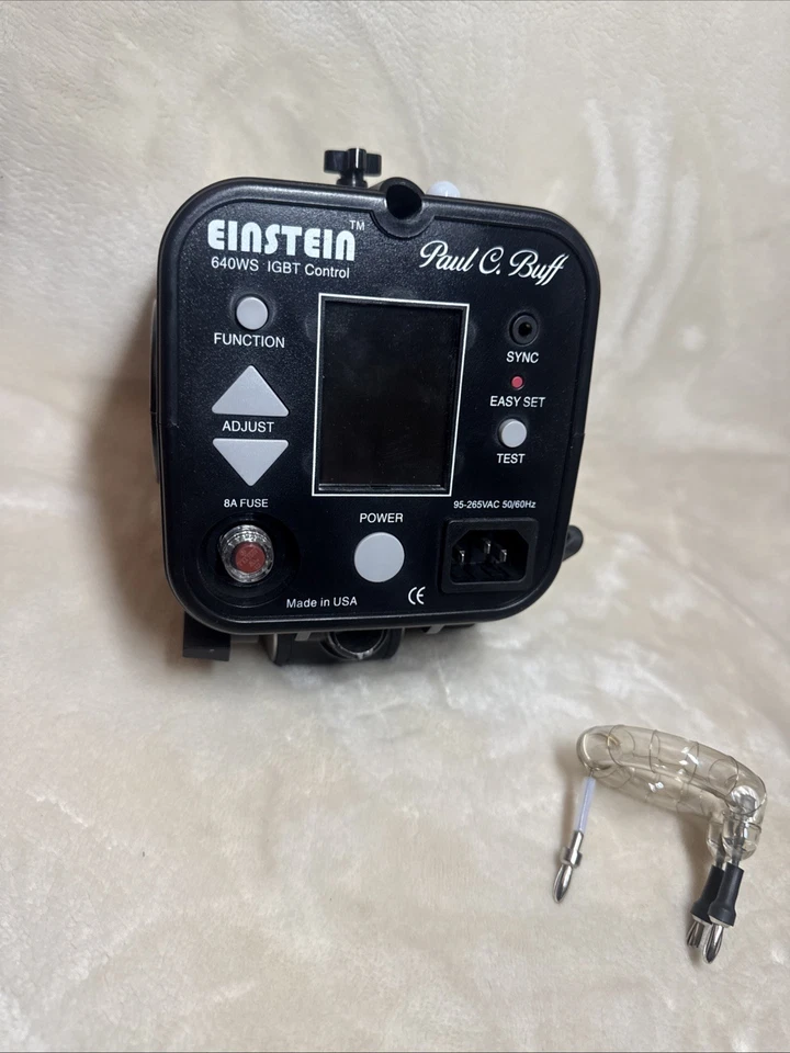 Genuine Paul C. Buff Einstein 640WS IGBT Professional Monolight Flash Unit - Image 4 of 4