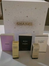 Chanel Deluxe Sample Set 3 Fragrances 1 La Creme 1 Lotion  Chanel Display Box 