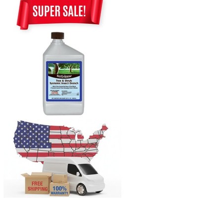 Defend Your Plants with 32oz Tree & Shrub Drench - Insect Damage Prevention