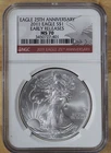 2011 W American Silver Eagle 25th Anniversary NGC MS70 Early Releases FREE SHIP
