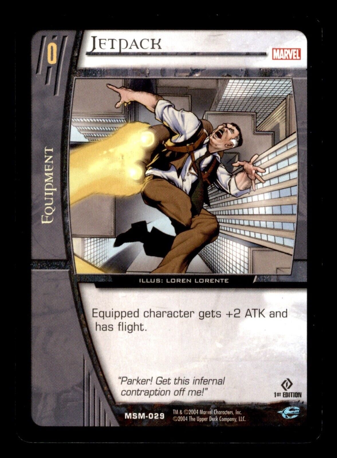 Jetpack MSM-029 Web of Spider-Man VS System 2004 TCG CCG