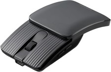 Small mouse, foldable, Bluetooth, silent, 5 buttons, forward/back buttons Black