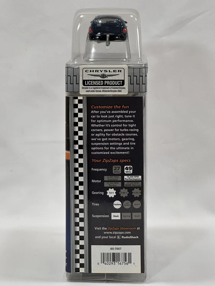 RadioShack ZipZaps Micro RC Chrysler PT Cruiser 1:64 Scale Starter Kit - New - Image 4 of 4