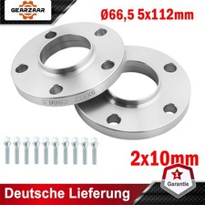 Spurverbreiterungen Geeignet für Audi A4 A5 A6 4G A7 5x112 Ø66,5 2x10mm 20mm