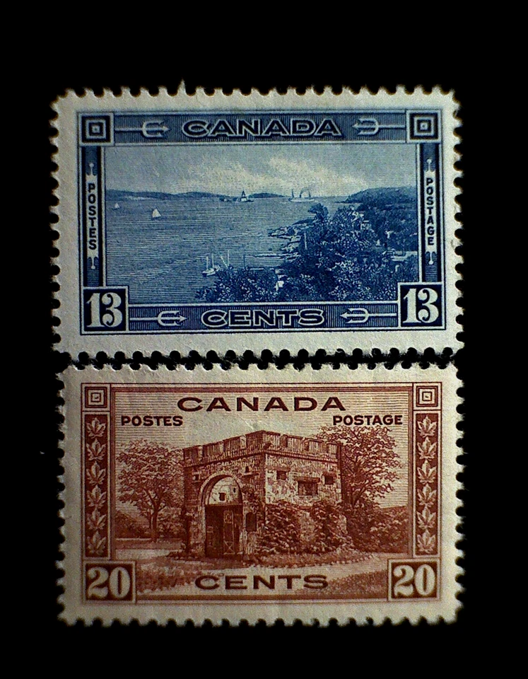 *VF PAIR* Canada Scott 242-243 MINT  VF (1938) PICTORIAL - Cat $45 - Image 3 of 3