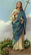 Novena to St. Martha A - Laminated Holy 25 CARDS