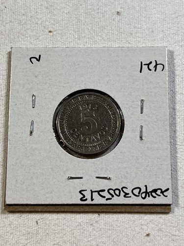 1913 Mexico 5 Centavos Coin Cleaned - Picture 4 of 4