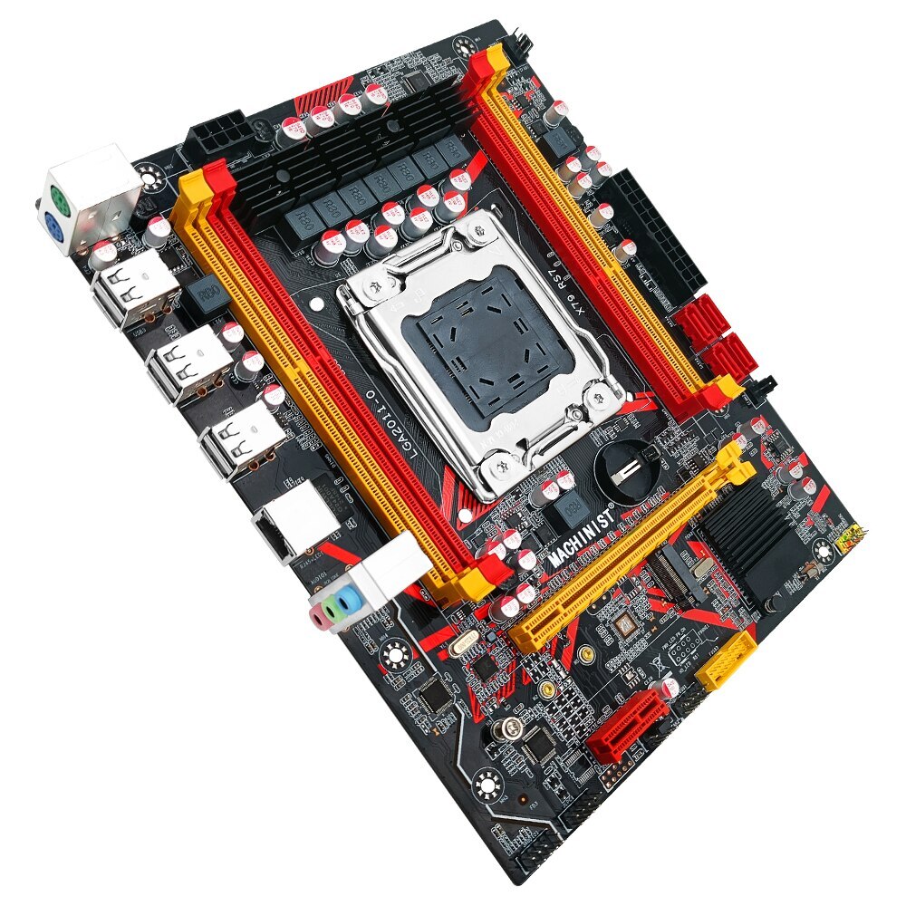 X79 RS7 Motherboard LGA 2011 8GB DDR3 ECC RAM NVME M.2 with Xeon