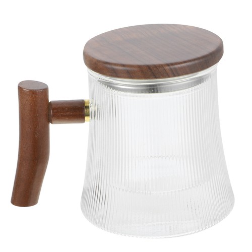 Tee Filter Tasse Tee Sieb Becher Isolierte Glas Becher Einweichen Tee Tasse - Bild 11 von 12