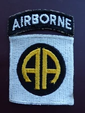 82nd Airborne Div Patch Tab Insignia US Army Military Rare Color Variation