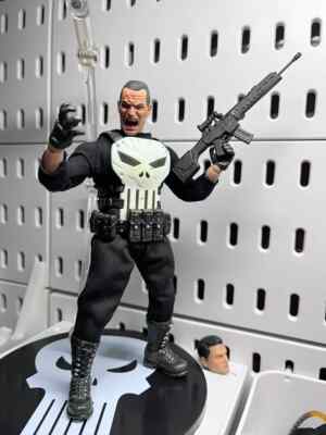 The Punisher Custom Head Sculpt & Clothes set 1/12 Action The Punisher Custom Head Sculpt & Clothes set 1/12 Action