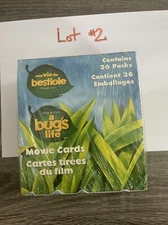 1999 Disney Pixar A BUG'S LIFE  Movie Card Box, 36 Packs Factory Sealed
