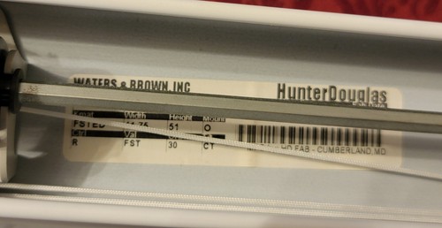 Hunter Douglas window shades 41.75” x 51” with mounting hardware - Picture 4 of 6