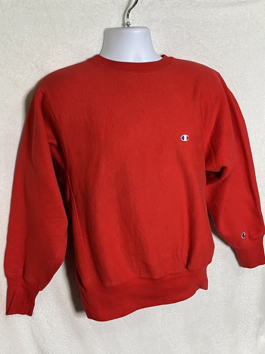 80s Champion REVERSE WEAVE red XL USA製 Size M 80s Champion Sweatshirt Reverse Weave Crewneck Red