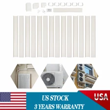 4" W 25ft L PVC AC Line Set Cover Kit Air Conditioner Line Set Cover Kit Tubing