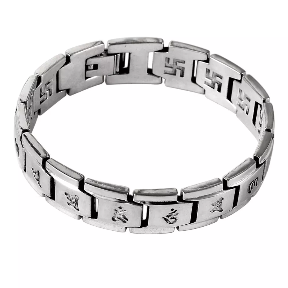 Real Solid 925 Sterling Silver Bracelets Wrap Fashion Jewelry