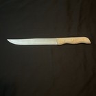 National Silver Co Cutlery Slicing Knife Stainless 8" Straight Edge Vtg Japan — photo 1