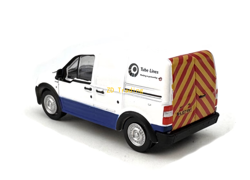 ZD 1:76 White Transporter Mini Van Delivery Model Diecast Metal Car BN - Picture 5 of 5