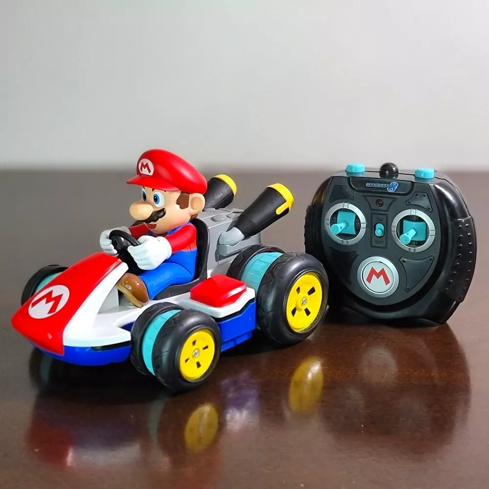 Carrinho Controle Remoto Super Mario Kart Nintendo Luigi