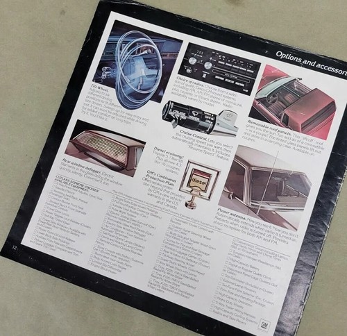 1982 Oldsmobile Cutlass Supreme Sales Promo Book OEM GM - Picture 2 of 4