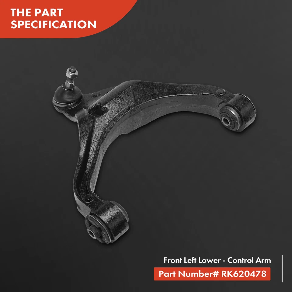 Brazo de control inferior delantero para Dodge Dakota 2005-2010 Mitsubishi Raider Ram Dakota Foto 3 de 4