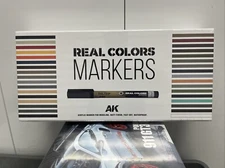 AK Interactive #RCM150 Real Colors Markers 34-Piece Set
