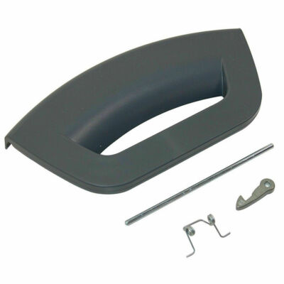 WASHING MACHINE DOOR HANDLE FITS HOTPOINT INDESIT GRAPHITE GREY KIT C00290988