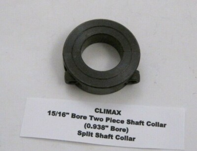 CLIMAX 15/16'' Bore Two Piece Shaft Collar (0.938'' Bore) - Split Shaft Collar - 