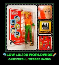 MOC Mego 50th 70s style AQUAMAN Figures Toy Co shark mib WEB HAND LMTD ED 10:300