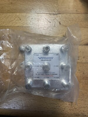 Viewsonics vs8wdsv-pp 8 Way Digital Plus Splitter 5-1000 MHZ Surge Protected