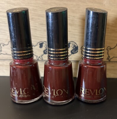Lot of 3 Revlon Nail Enamel Nail Polish, VIXEN ~Discontinued