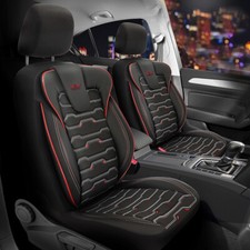 Sitzbezüge passend für Ford Galaxy in Schwarz Rot Sitzbezüge passend für Ford Galaxy in Schwarz Rot