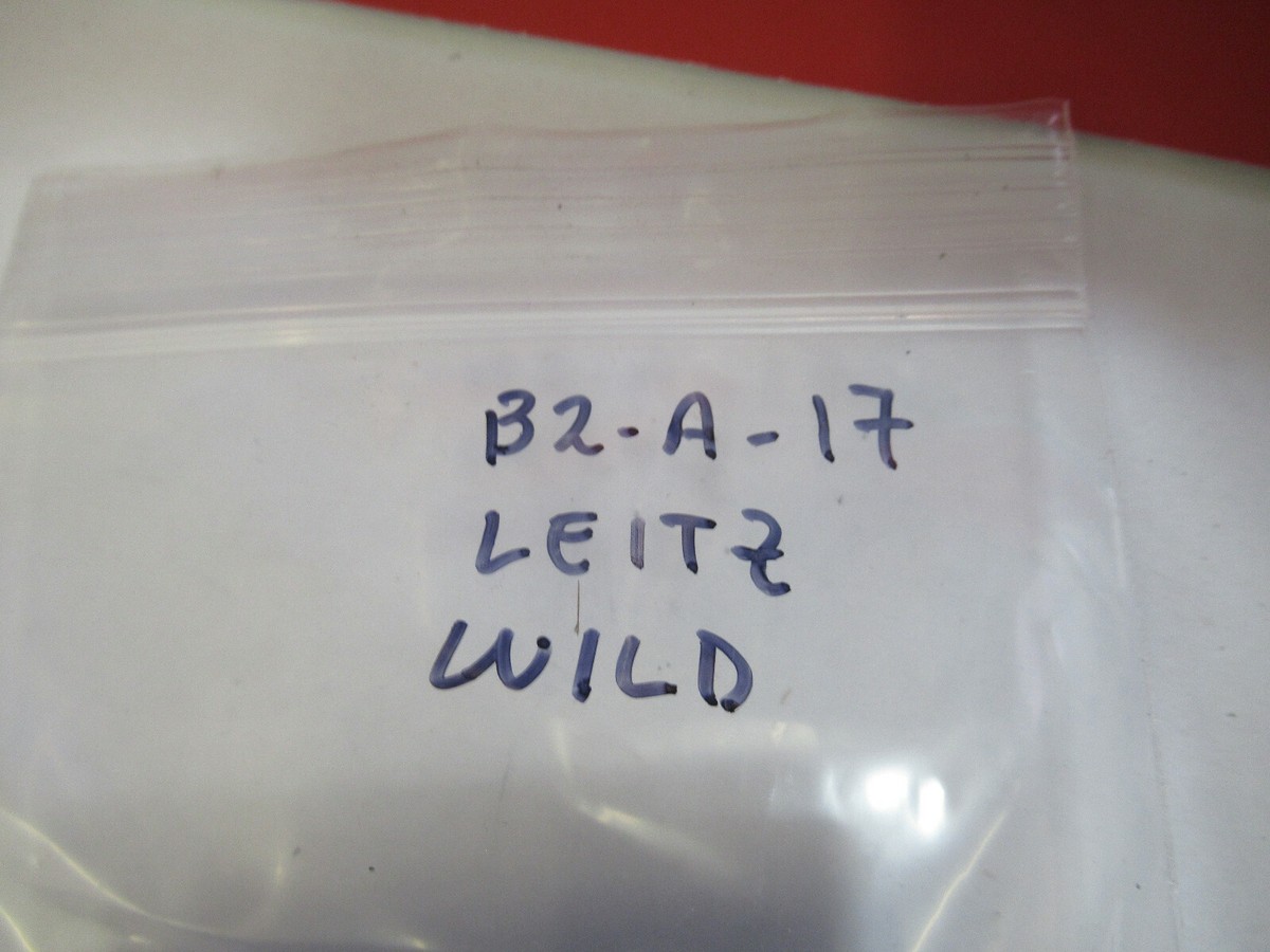 LEITZ WILD-LEITZ GERMANY SET OF CLAMPS MICROSCOPE PART AS PICTURED