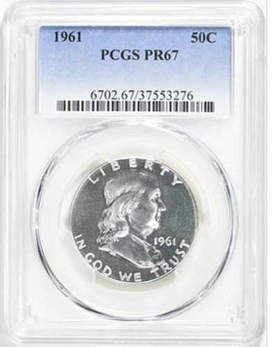 1961 Franklin Half Dollar PCGS PR67