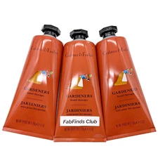 Crabtree & Evelyn Gardeners Hand Therapy Cream 3pc Set 10.5oz total (3x3.5oz)