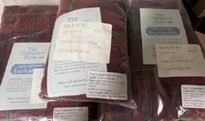 The Company Store 5 oz Flannel Sheet Set - King - Essex Red Multi Plaid Pattern