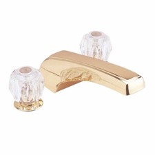 Tub Faucet Bright Solid Brass 2 Handles Deck Mount  Renovator's Supply