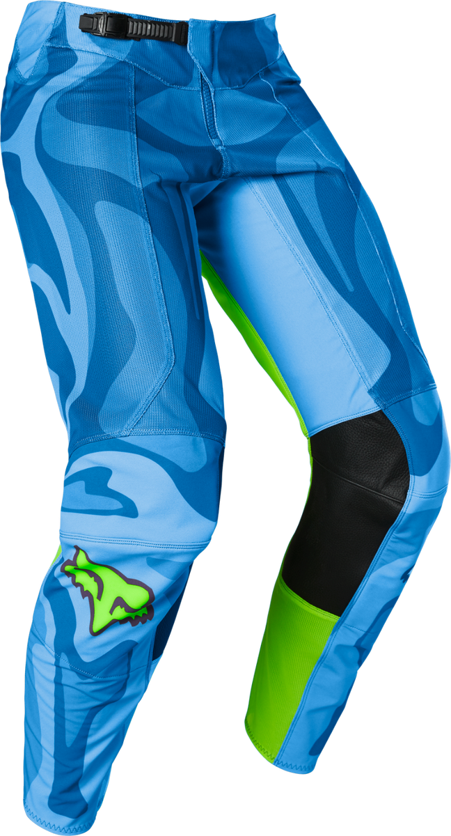 Fox Racing AIRLINE EXO Motocross Pants Blue/Yellow | eBay