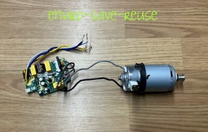 Shark Anti Hair Wrap HZ500ukt Staubsaugerteil = Power Düsenmotor + Platine