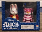 MISB in USA - Medicom Bearbrick Disney Alice Wonderland Rabbit & Cheshire 2-pack
